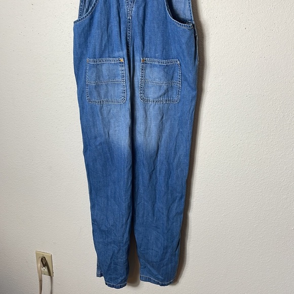 Vintage Gymboree Overalls Girls Sz 14 Jean Bibs Pants Adjustable Straps - Picture 6 of 8